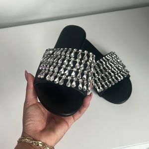 Bling Slip on Sandals